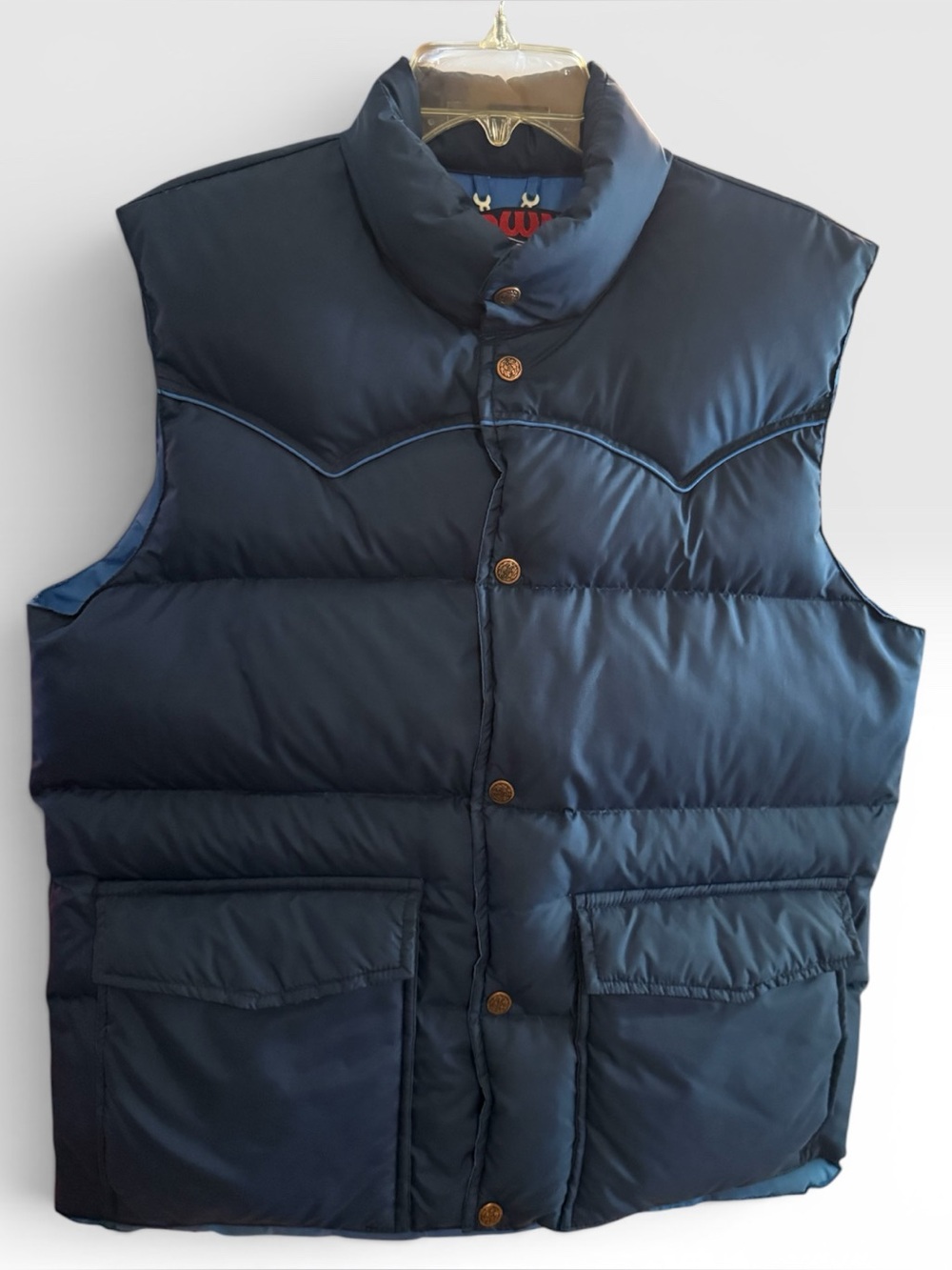 Navy Puffer Vest - Unbranded